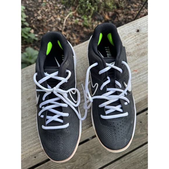 Nike Zoom Hyper Diamond 3 Elite Softball Cleats Metal AV3043-009 Black Size 8.5 - Picture 6 of 9